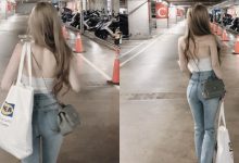 IKEA停車場遇到「裸背翹臀」正妹！超殺背影讓人自告奮勇想提包，神出正面也超辣超大！-德州扑克迷