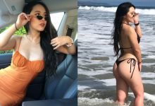 性感尤物「Maxine」海邊狂頂渾圓「歐美臀」，蜜桃配強大車燈讓司機立馬出征！-德州扑克迷