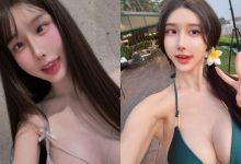 壞掉了？雪乳正妹「夢夢」穿低胸背心露出啊嘿顏 粉絲直呼：我來修-德州扑克迷