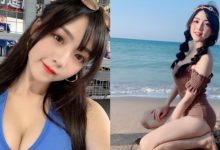 萌萌的!童顏巨乳妹「哈妮妮」大眼睛電力十足 海邊大曬白皙美體-德州扑克迷