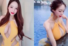 超逆天「韓國娜美」雙奶浮在岸邊,躺下乳溝溢到脖子都不是問題!-德州扑克迷