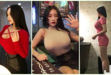 路邊驚見「長腿爆乳妹」衣服都快爆開！超飽滿「車頭燈」讓人狂噴鼻血啊…-德州扑克迷