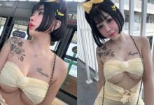 穿這樣去搭韓國捷運！巨乳妹「張嘻嘻」超猛洋裝露南半球-德州扑克迷