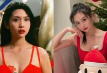 邱淑貞女兒「沈月」繼承媽媽女神風範　大紅洋裝展現小女人的性感-德州扑克迷