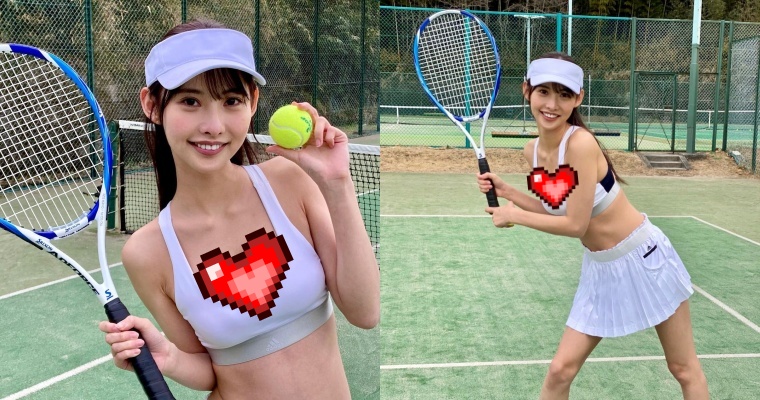 超可愛「網球女孩」！23 歲中日混血「あのん」來頭不小  骨感身材暗藏有料凶器