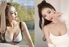 落地窗前發現大奶正妹「Ivy」,深V大美乳實在好銷魂啊!-德州扑克迷
