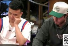 【EV扑克】葫芦撞葫芦，Peter能保住他的筹码吗？-德州扑克迷