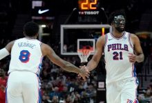 大发体育-恩比德膝盖状况不乐观 乔治将缺席训练营开始阶段，大发助力你的致富之路！-德州扑克迷