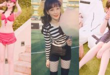 「戀愛系少女」水汪大眼好會放電，激短褲大秀「嫩白美腿」，讓人心跳加速啦！-德州扑克迷