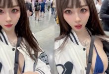 正妹路人在TRE偷掀外套露「比基尼雪乳」！超迷你布料疑似露出淺色暈暈！-德州扑克迷