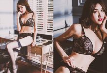 騷辣秘書「林妤霜」紅唇超艷氣，「豐乳帶美腿」老闆加班加不完-德州扑克迷