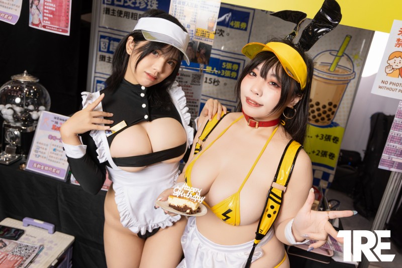 乳香四溢!2025TRE「JVID 創作者攤位」盛況直擊 超邪惡「美乳視角」渾圓雙球藏不住