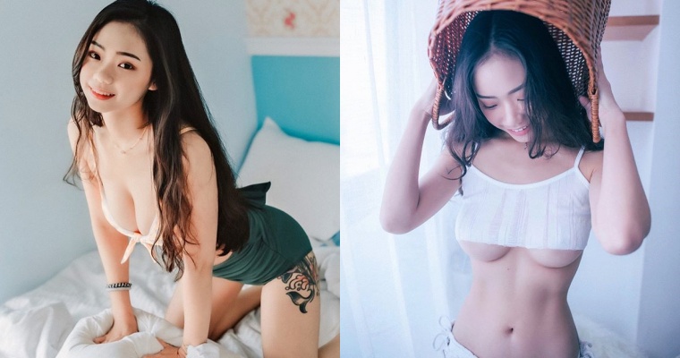 F 杯的力量，就是靠「南半球」就能秒殺全場！正妹「杜雨」的翹臀、馬甲線也兇猛