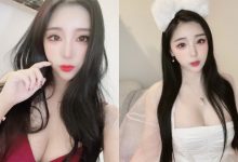 性感正妹「冰熙」紅色低胸裝好辣，「深深的事業線」太誘惑！-德州扑克迷