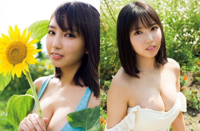 令和寫真女王「澤口愛華」童顏巨乳身材超可口 野外不穿內衣放送「F級飽滿乳彈」