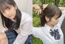 天菜制服妹「黒嵜菜々子」咬髮圈撩馬尾模樣超可愛 無辜雙眼散發滿滿初戀感-德州扑克迷