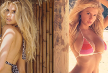 注意～飛彈來襲！「性感嫩模」比基尼罩不住　　大乳量轟炸讓人暈頭轉向-德州扑克迷