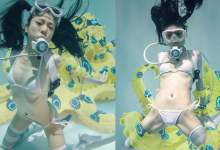 超狂！觸手「水中攝影」畫面越來越猛了！這拍攝姿勢根本沒有極限啊…-德州扑克迷