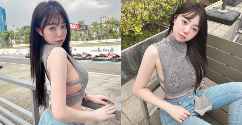 巨乳小隻馬米米小背心「霸氣側露」 零死角美貌讓人著迷