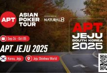 【EV扑克】2025APT济州｜主赛创韩国赛史新里程碑，中国台湾牌手Yu Hsiang Huang领跑Day2-德州扑克迷