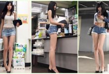 好猛!超商驚見「長腿極品正妹」魔鬼身材太犯規!超銷魂「豪乳+美腿」讓人好興奮…-德州扑克迷