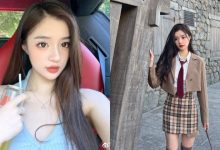 高挑正妹「學院風造型好撩人」，「逆天大長腿」成焦點！-德州扑克迷