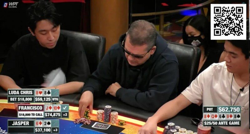 【EV扑克】四条不敌同花顺！Hustler Casino Live诞生19万巨额彩池，Chris Chen这手牌太惨了！