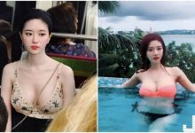 火辣姐姐「胸部比臉大」,核彈級美乳泡水都要滿出來了!-德州扑克迷