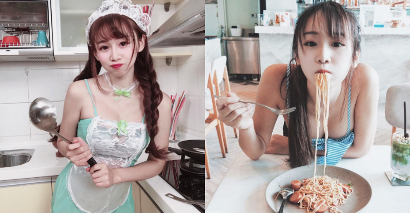 性感萌廚娘「機機 Shacy」獻上深夜私房料理　邀你一起吃她下的麵！