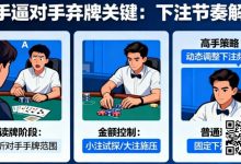 【EV扑克】为什么高手总能逼对手弃牌？关键在下注节奏-德州扑克迷