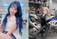 正妹 YouTuber「咪妃」牽新重機回家！「緊身黑皮褲」造型狂吸萬讚-德州扑克迷