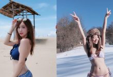 就是只想穿這樣!小隻馬「張雅涵 Kimi」不管沙灘還是雪地都只穿比基尼!-德州扑克迷