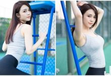 正妹打網球姿勢太犯規了！纖腰一彎「動作超引遐想」！-德州扑克迷