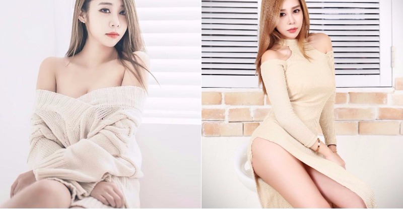 正妹膚色窄裙「逆天長腿」整個叉開，若隱若現的「三角地帶」太犯規啦！