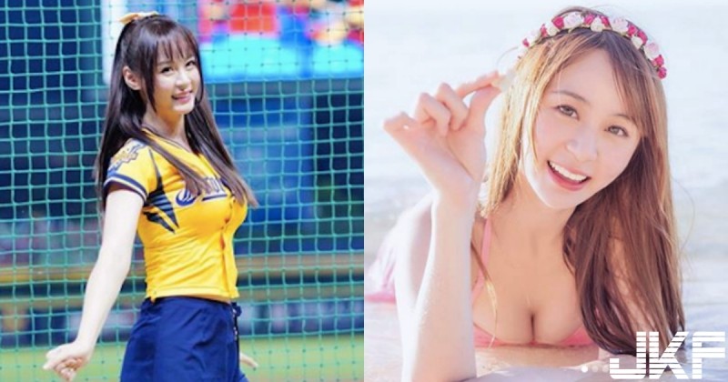 中信兄弟「正妹啦啦隊」胸前好危險，跳舞時「制服快炸裂」扣子要跳出來啦！