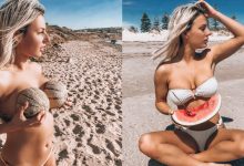 想吃！甜心正妹「親身特製」哈密瓜奶消暑氣　越看越上火熱血沸騰超折磨-德州扑克迷