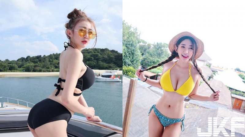 就算到了冬天也依然比基尼不要停！豪乳正妹「溫蒂」超養眼比基尼連發：真是太幸福了…