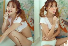 來一根棒棒糖！「俏皮奶妹」在家玩耍好會撩，超短上衣露出「渾圓南半球」！-德州扑克迷