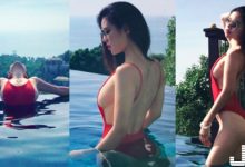 超辣！比基尼妹「性感露奶」胸部彈到「池水震盪」網：感覺水裡有奶味…-德州扑克迷