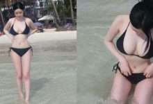 網路流傳沙灘「大奶妹」戲水照 快溢出比基尼的乳量太猖狂!-德州扑克迷