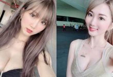 超甜神級正妹「萍萍兒Ping」，低胸裝蹦出「白嫩美乳」！-德州扑克迷