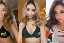 舉牌女郎夾帶「白嫩奶球」上台火辣展現!飽滿圓潤讓人看了超上火!-德州扑克迷