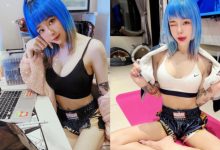 火辣DJ「紀嵐」巨猛炸彈刷存在感，各動作被「雙球狂卡」超困擾-德州扑克迷