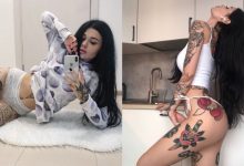 招架不住的狂放!俄羅斯刺青妹對自己使壞 充滿個性的紋身布滿全身-德州扑克迷