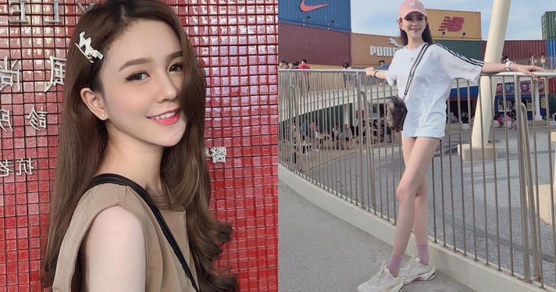 5度也不忘露美腿！台灣正妹「珍妮.丁」下身失蹤裝不分四季，每天都要辣！