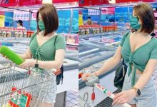 短髮巨乳妹「Judy邱比特」爆乳採購烤肉食材　手握大絲瓜沈思…-德州扑克迷