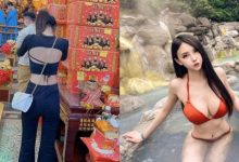 廟裡拜拜遇見美背正妹「瑜寶寶」虔誠上香　火辣身材無法忽視-德州扑克迷