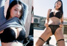 大膽愛人！「蕾蕾」頂樓放肆掀衣挑逗，黑蕾絲套裝「裸露美體」邀你野愛！-德州扑克迷