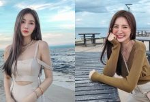 海邊甜笑的「高顏值可愛女孩」，「性感曲線」根本人見人愛！-德州扑克迷