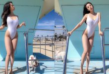 白色最棒！性感正妹「純白高衩」泳裝太惹火　逆天長腿佔滿整個畫面！-德州扑克迷